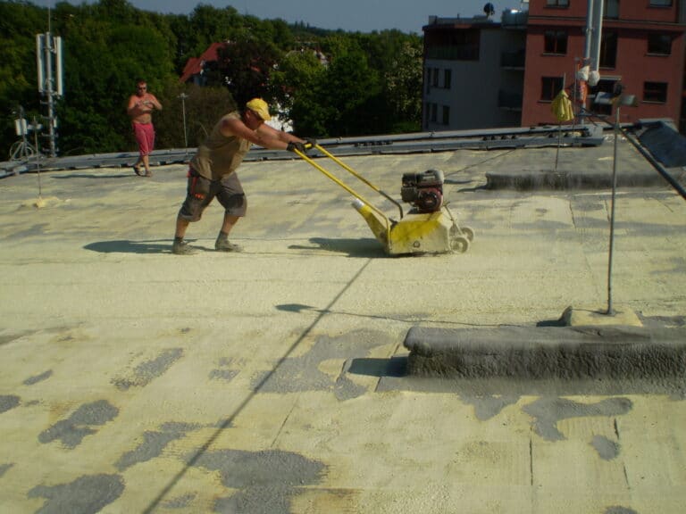 Rekonstrukce střechy frézováním povrchu