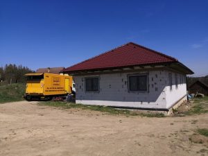 Izolace stropu rodinného domu - Baliny, Velké Meziřící