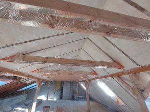 Izolace šikmé střechy - Přímětice