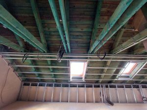 Izolace šikmin střechy - původní stav