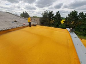 PUR Izolace - izolace střechy