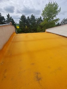 Izolace střechy - stav po