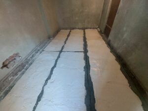 Izolace podlahy v rodinném domě - stav po 2