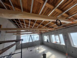 Izolace stropu - původní stav