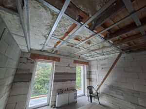 Izolace stropu PUR IZOLACE SOFT - Rosovice