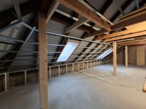 Izolace podkroví pomocí PUR IZOLACE SOFT - obec Kralupy nad Vltavou