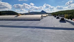 Izolace střechy objektu - obec Bílina