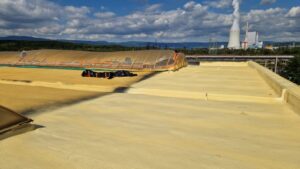 Izolace střechy - obec Bílina