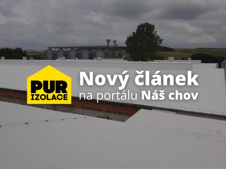 Tvrdá PUR pěna jako cesta k lepšímu welfare zvířat a ekologičtějšímu chovu - na portálu Náš chov