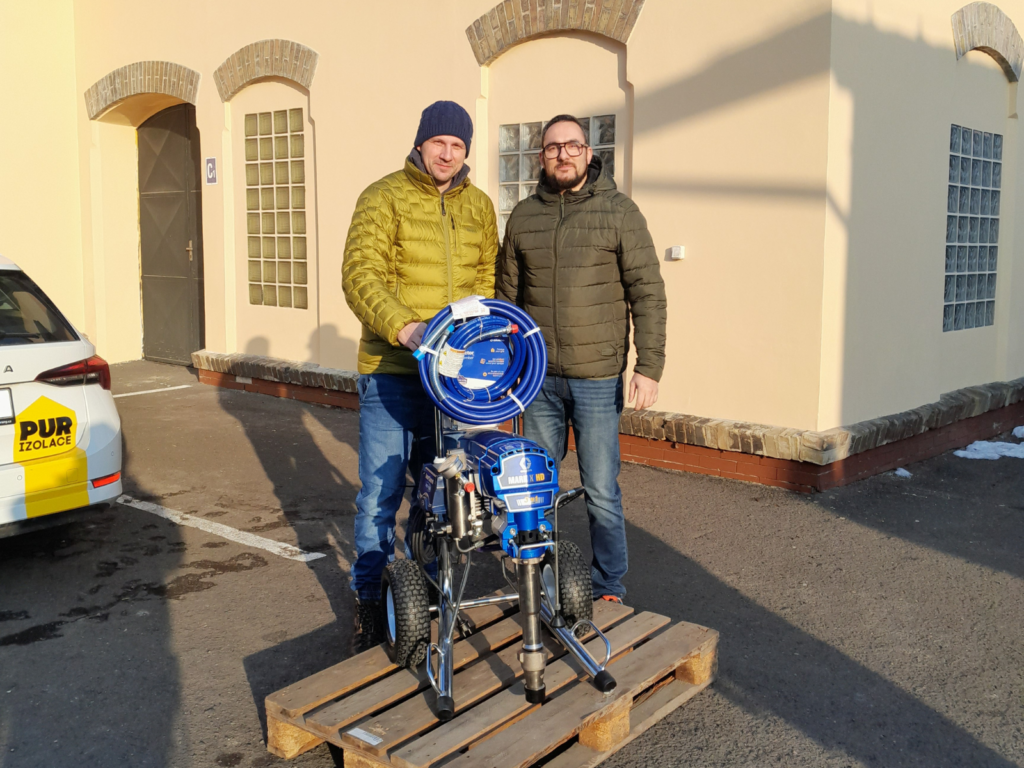 Technologické stroje od firmy Graco