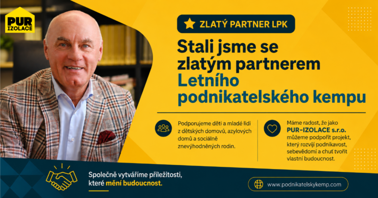 PUR-IZOLACE - Zlatý partner Letního podnikatelského kempu